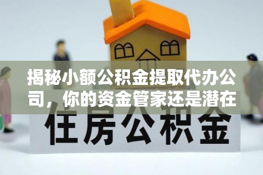 虎丘揭秘小额公积金提取代办公司，你的资金管家还是潜在风险？