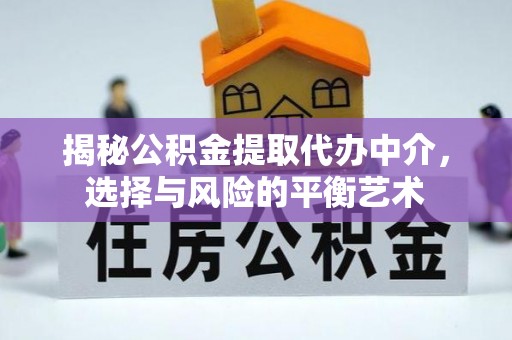 虎丘揭秘公积金提取代办中介，选择与风险的平衡艺术